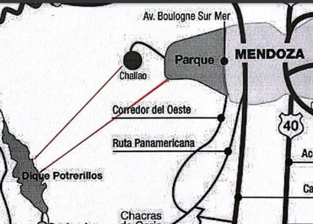 Proponen una ruta directa entre el parque San Martín y el dique Potrerillos